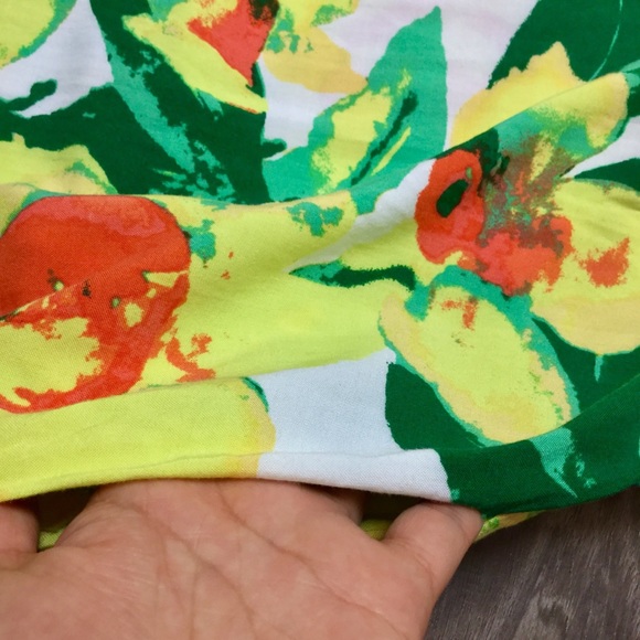 Floral Halter Shift Dress with Pockets - Small - Picture 7 of 8